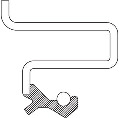 National 710564 wheel seal assembly view shows durable construction for rugged truck use.