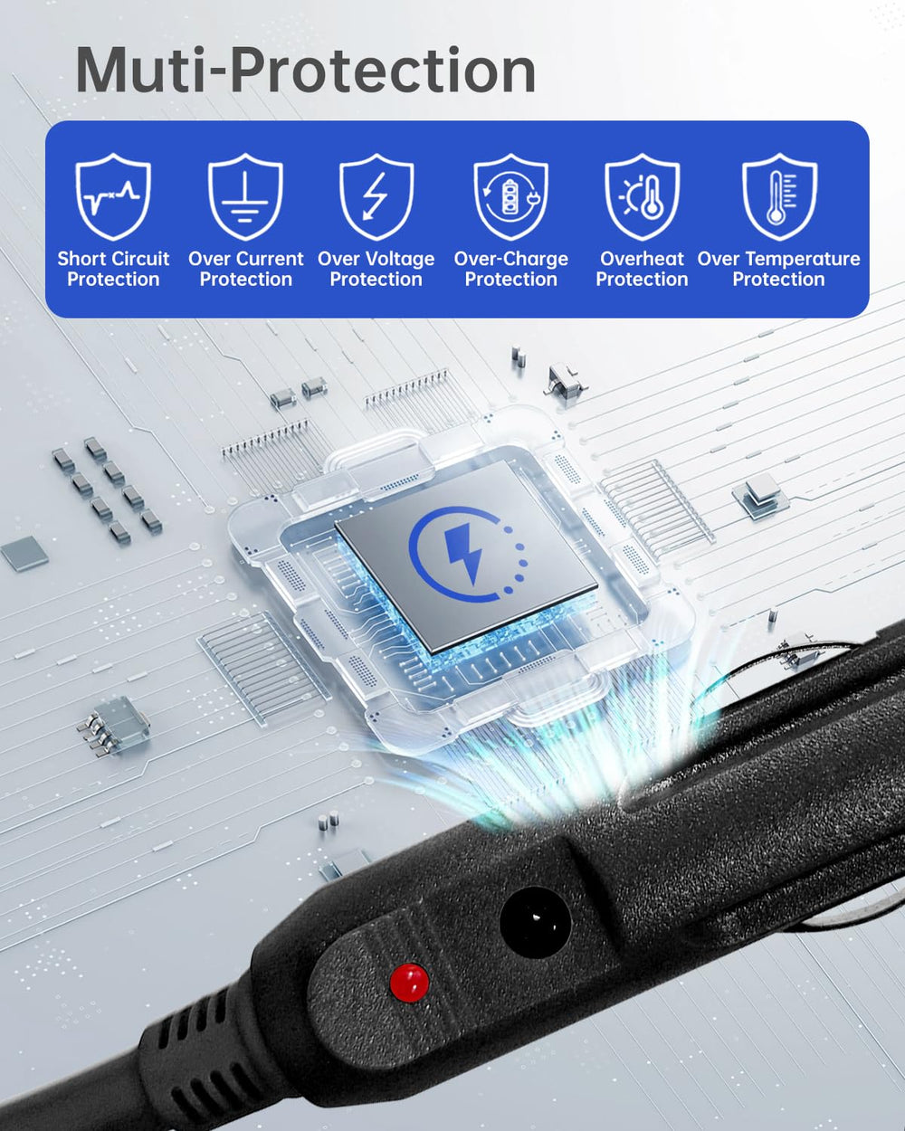 Naubluvo pure copper wiring delivers stable current for reliable operation