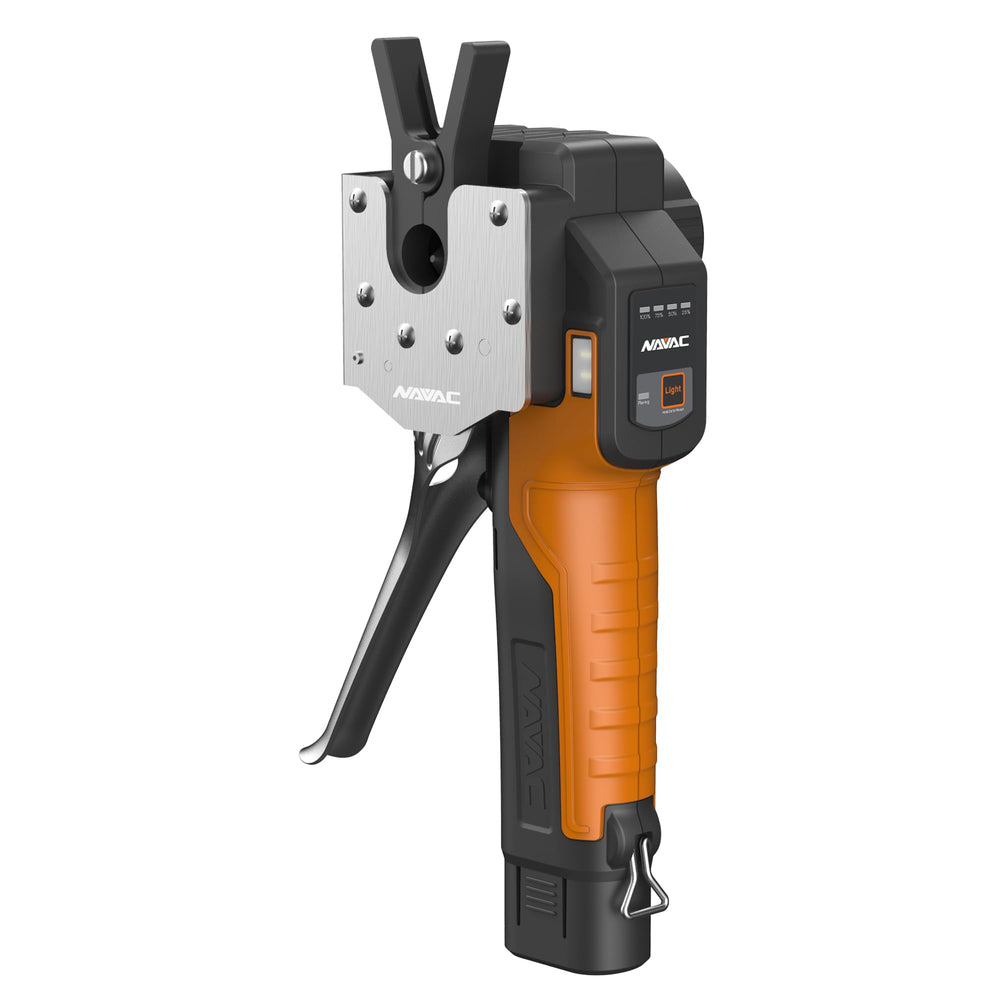 NAVAC NEF6LM flaring tool in use for fast, reliable copper flare connections