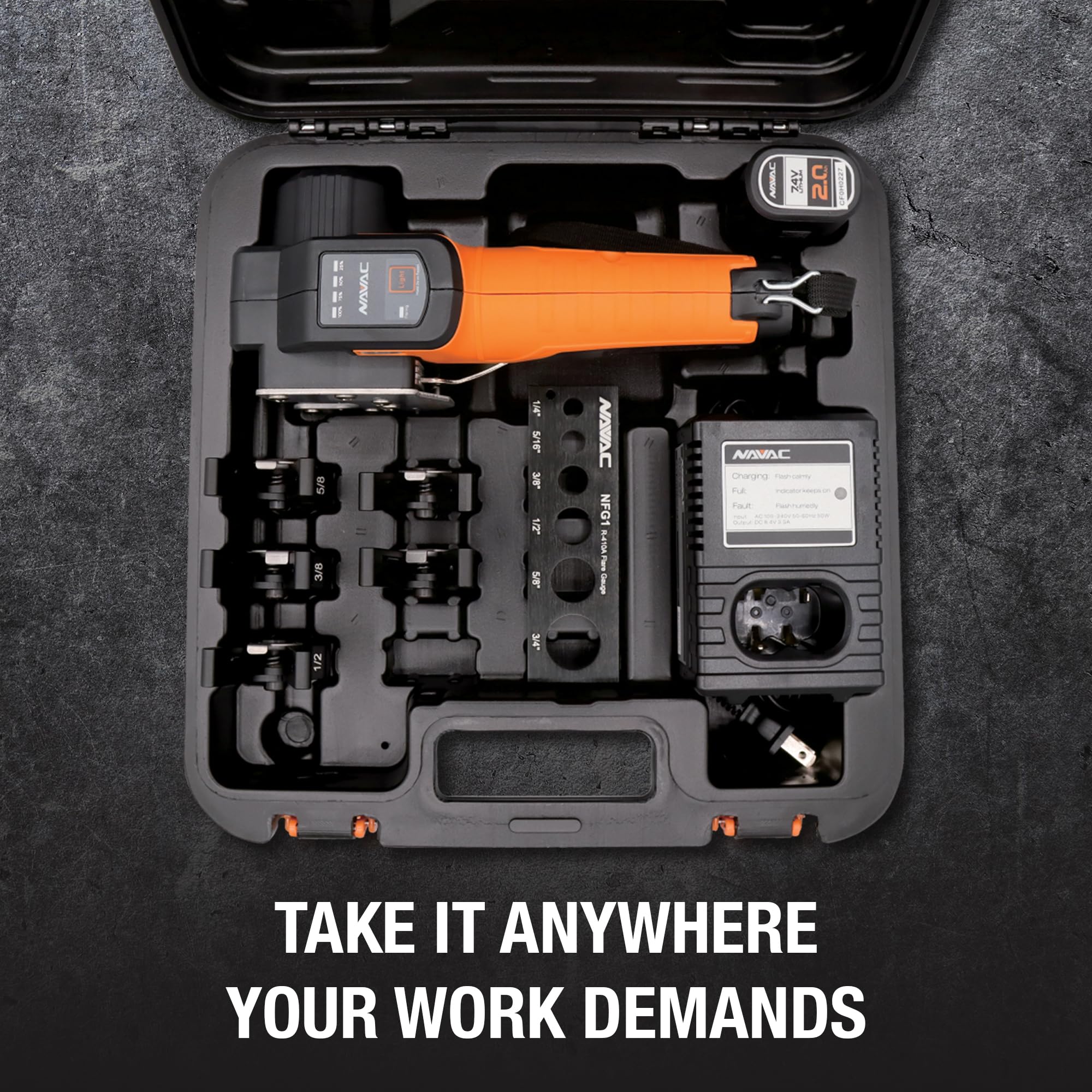 Quick-charge capability on NAVAC NEF6LM powers fast workflow