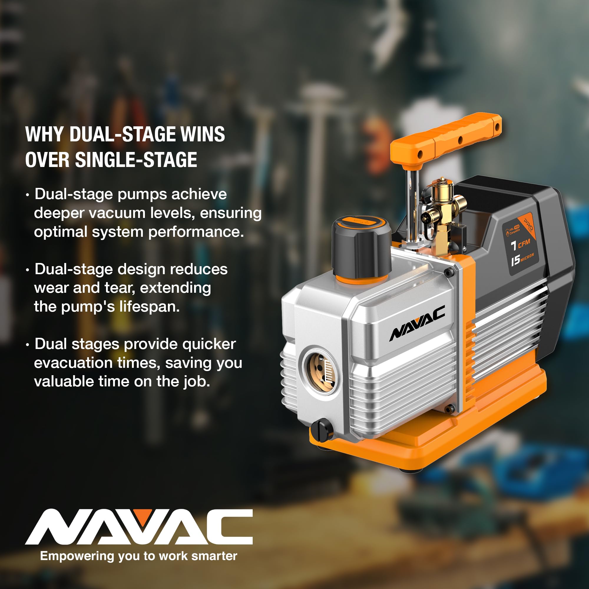 NAVAC NP7DP2 Pro Series tool for efficient professional evacuations