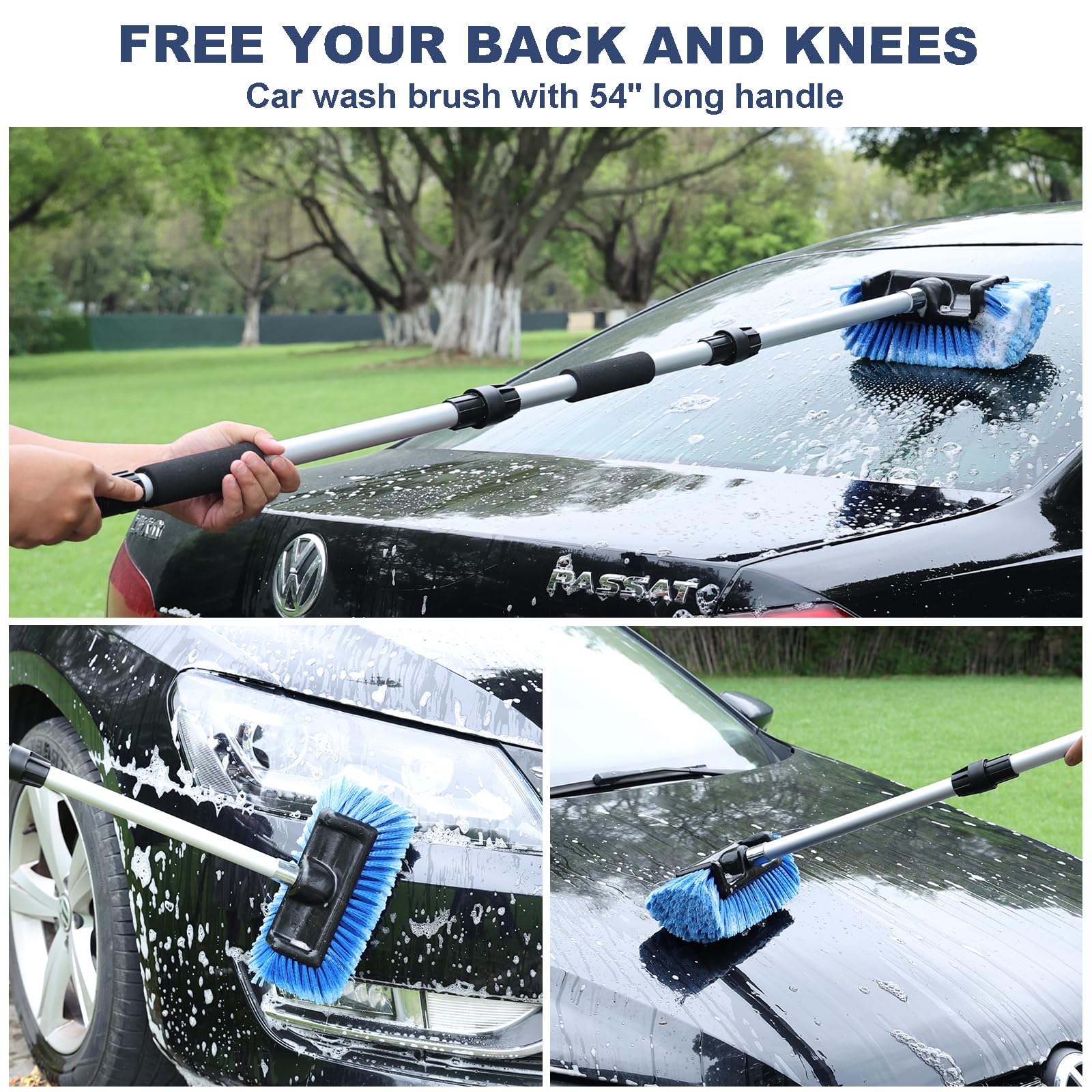 NAVAPAL versatile brush supports cars, boats, siding, and more.