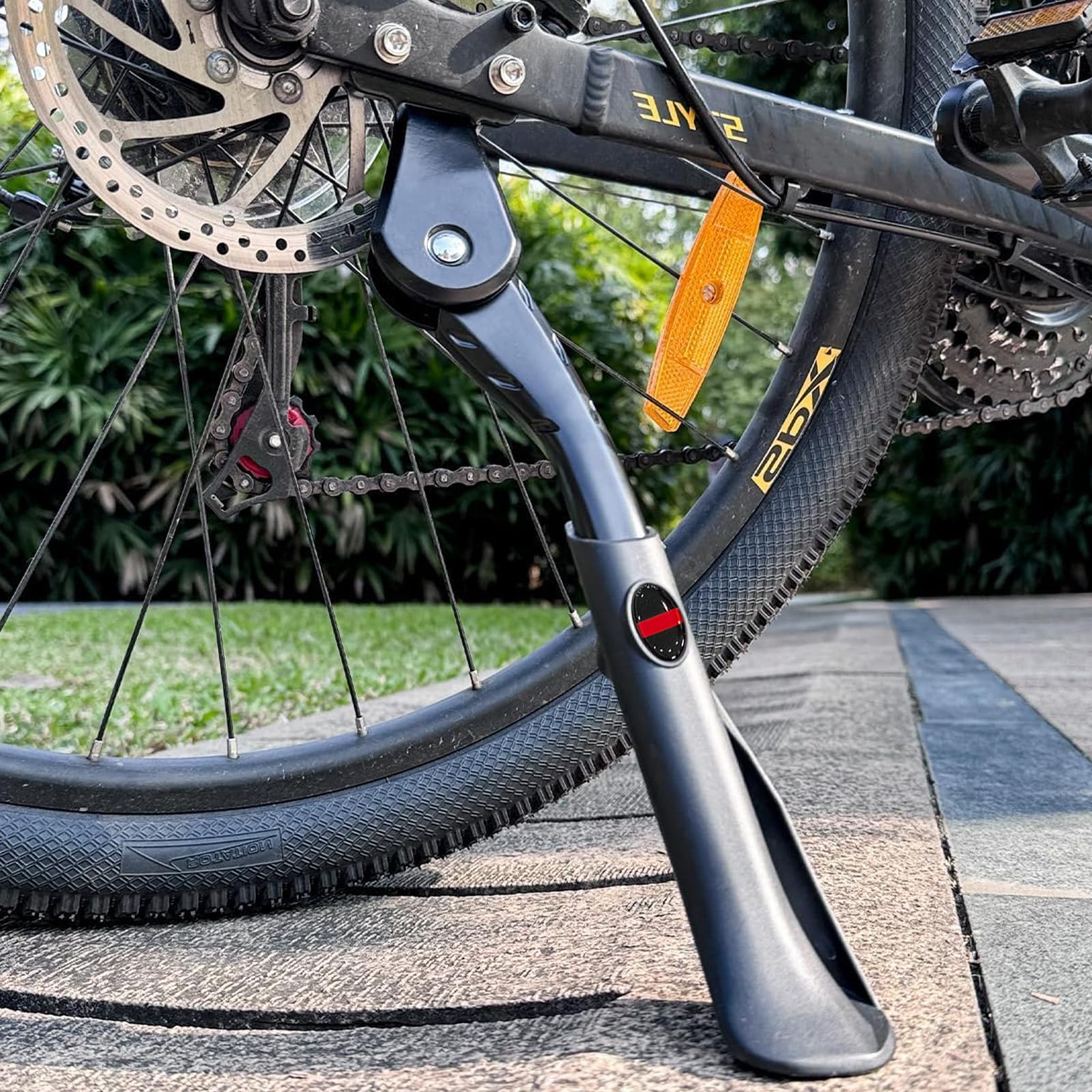 Navasure bike kickstand heavy duty aluminum build durable and corrosion resistant