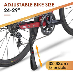 Navasure bike kickstand installation kit with screws and tool for quick setup