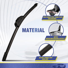 NAVOTY 16-inch passenger blade ensures clear windshield during wet commutes