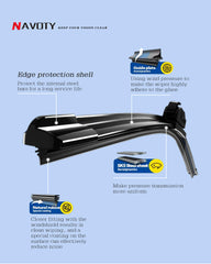 navoty wiper blade close-up showing durable rubber edge for clean wiping