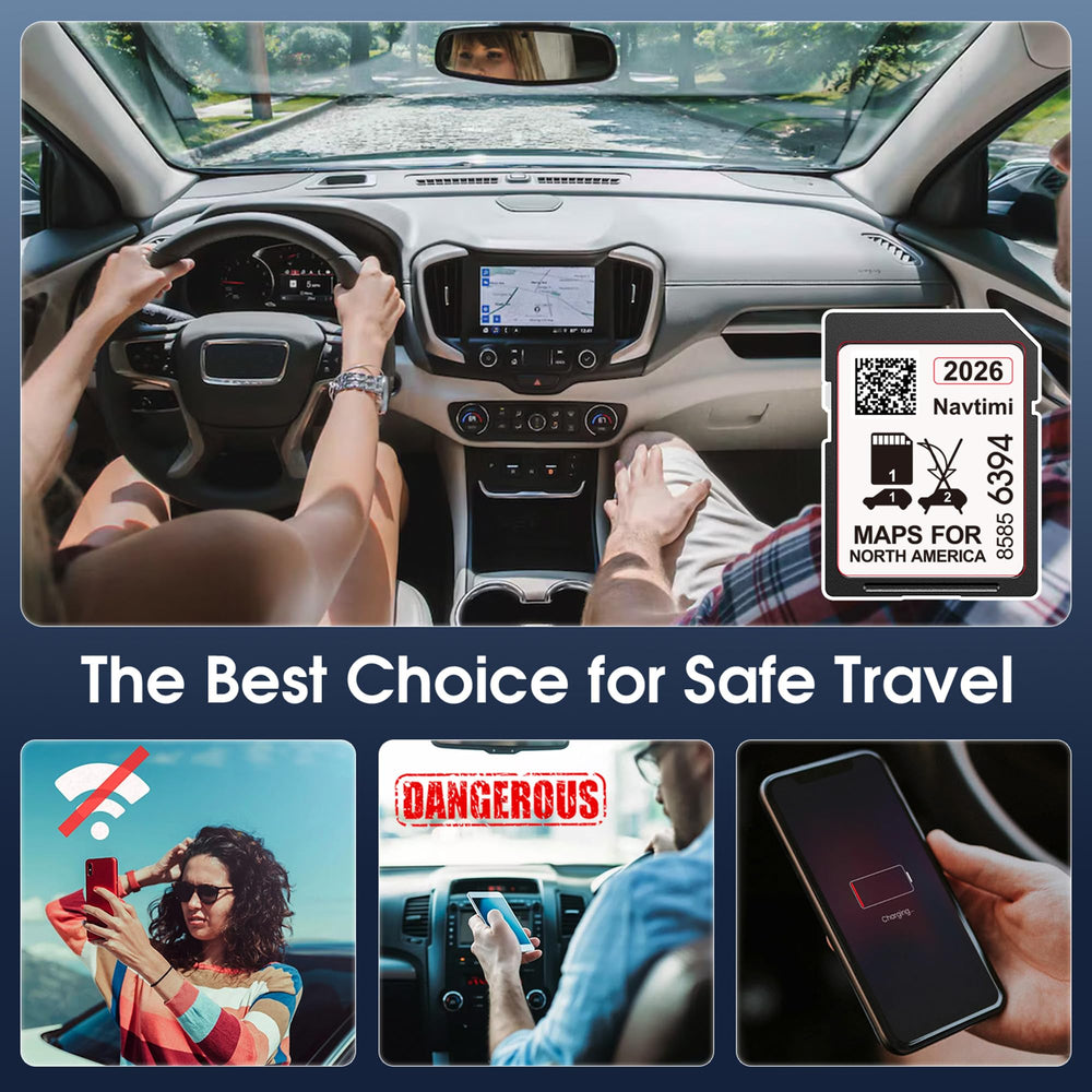 Navtimi Cadillac XT5 SD card improves city navigation and POI availability