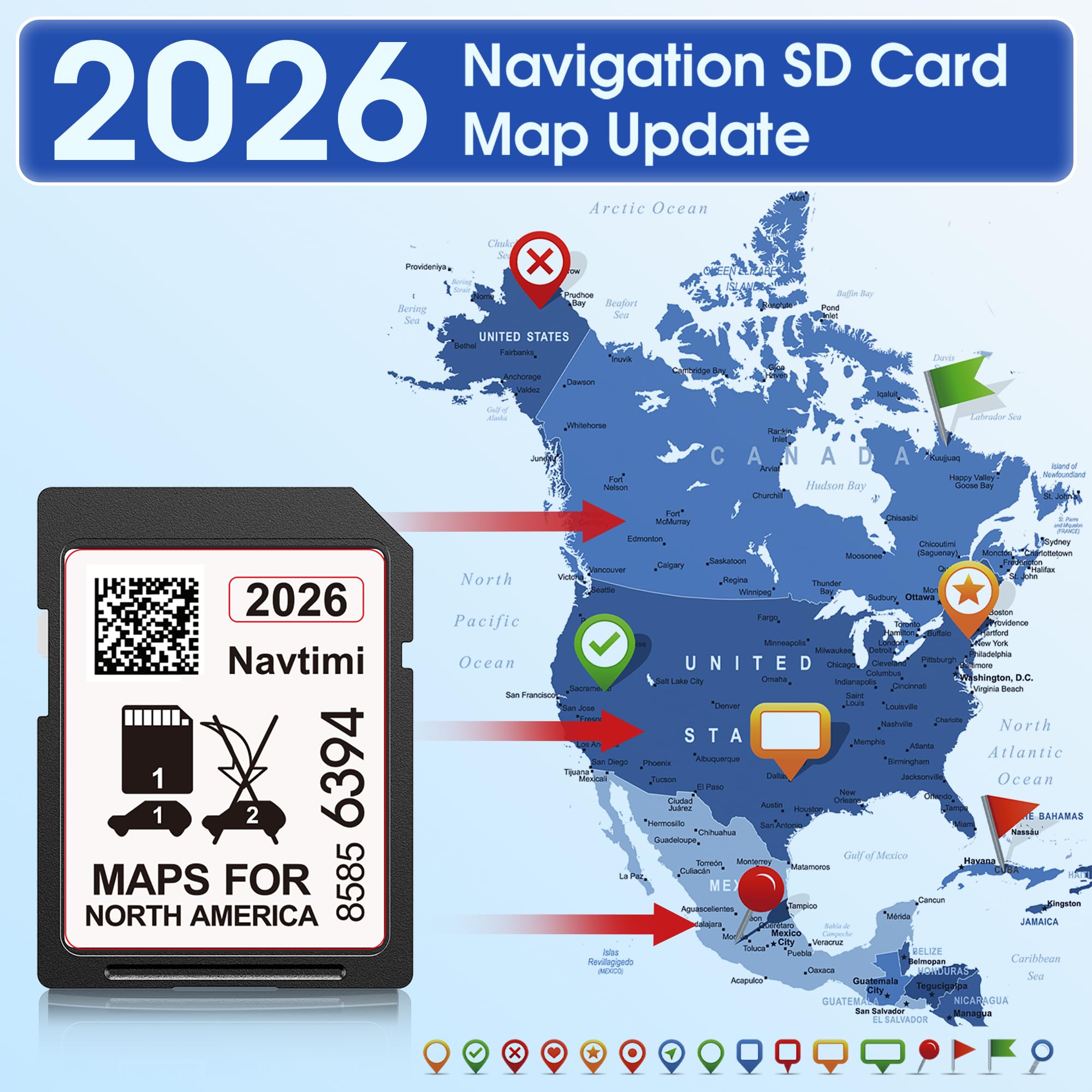 Navtimi in-dash SD card for Chevrolet Silverado improves routing and POI access