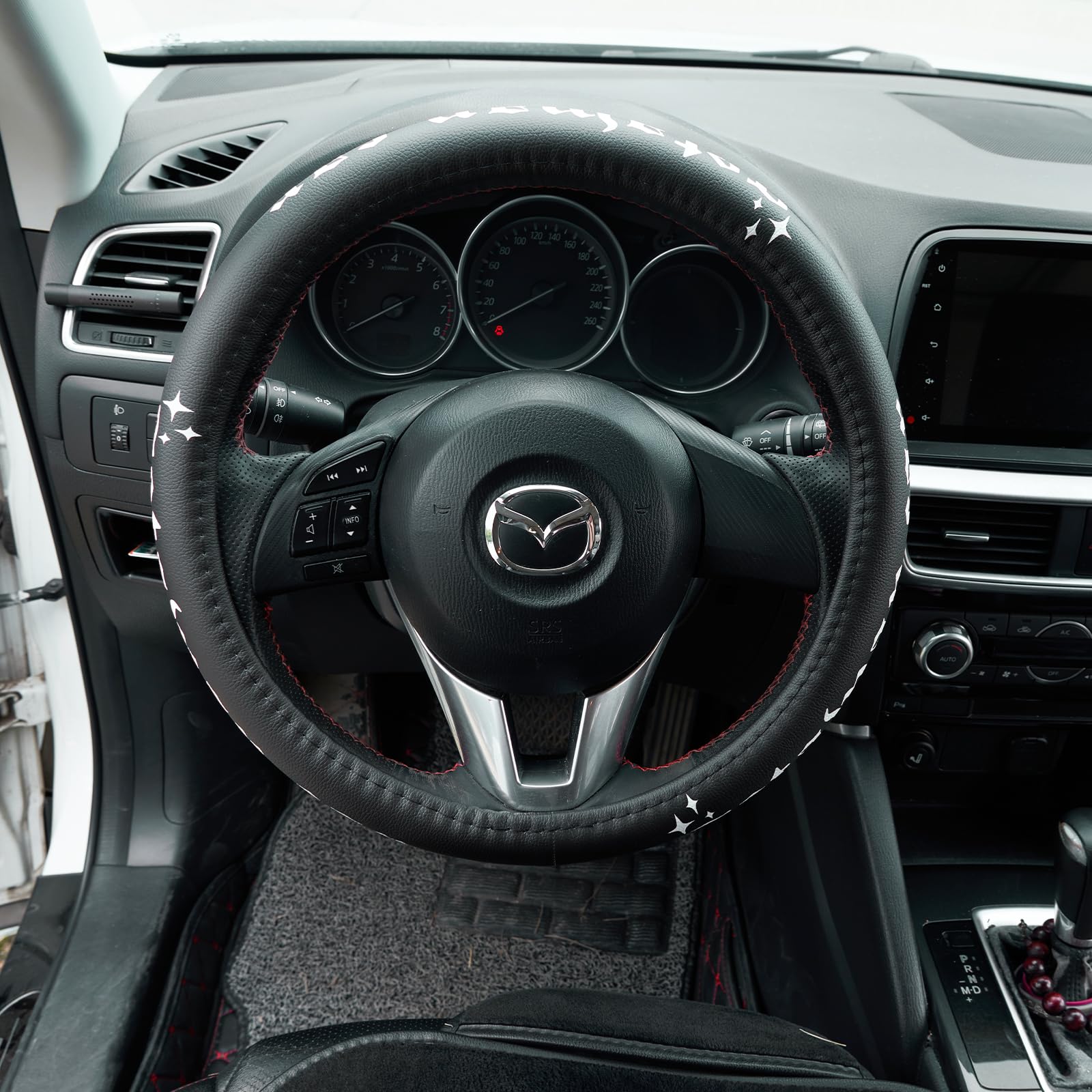 Naxizo Getaway Car steering wheel cover with non-slip silicone inner lining to prevent slippage