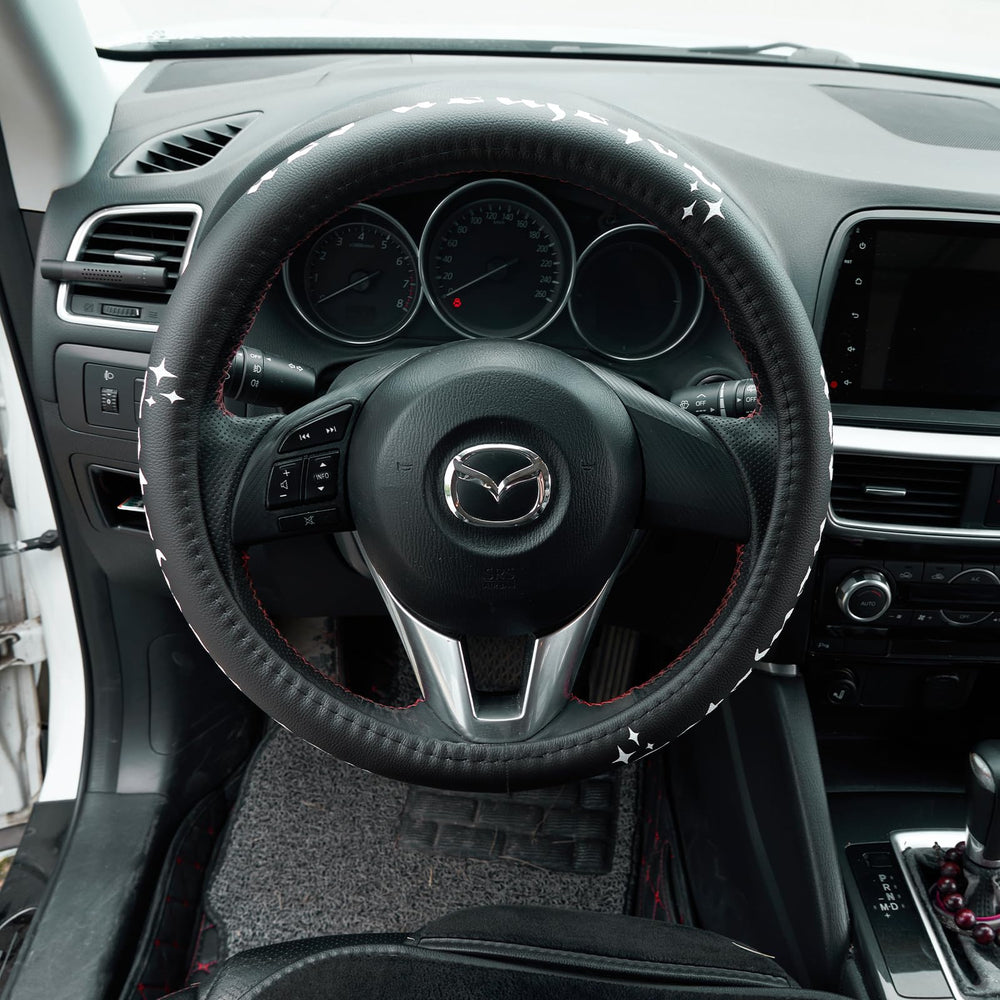 Naxizo Getaway Car steering wheel cover with non-slip silicone inner lining to prevent slippage