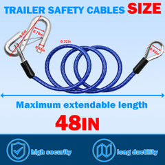 NAZOU brakeaway cable prevents accidental detachment during transport.
