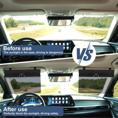 NAZZO Sun Visor Extender polarized lens reduces glare and UV for comfortable driving.