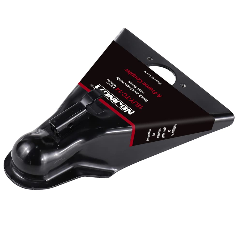NBJINGYI 14,000-lb A-frame coupler locks securely for heavy-duty towing