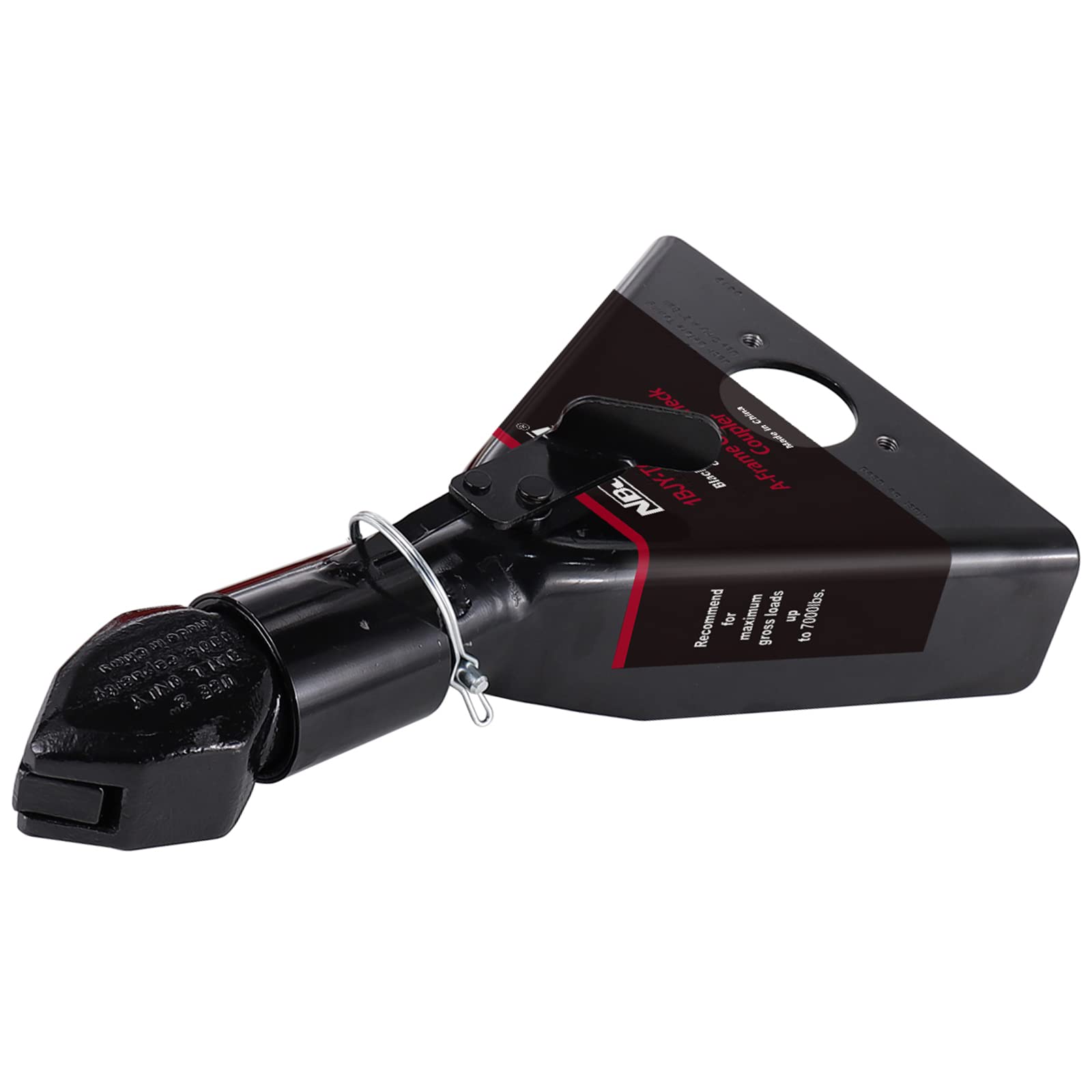 NBJINGYI 2in Class III A-Frame Coupler shows secure hookup and quick alignment.