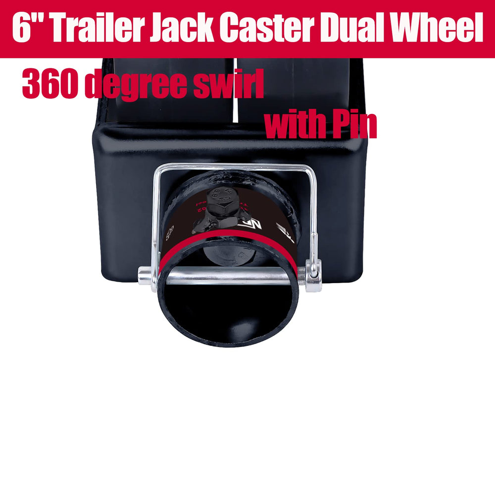 NBJINGYI 6-inch poly wheel improves mobility across various surfaces during hitching