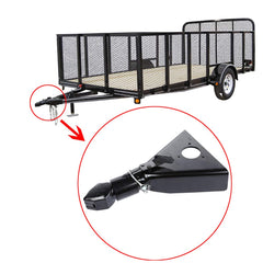 NBJINGYI forged 2in head delivers strong, durable hitch for heavy trailers.