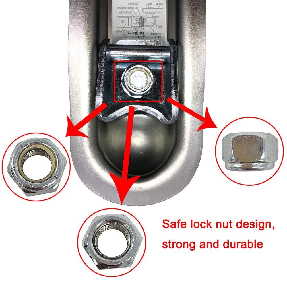NBJINGYI marine trailer use side view demonstrates boat-trailer compatibility.