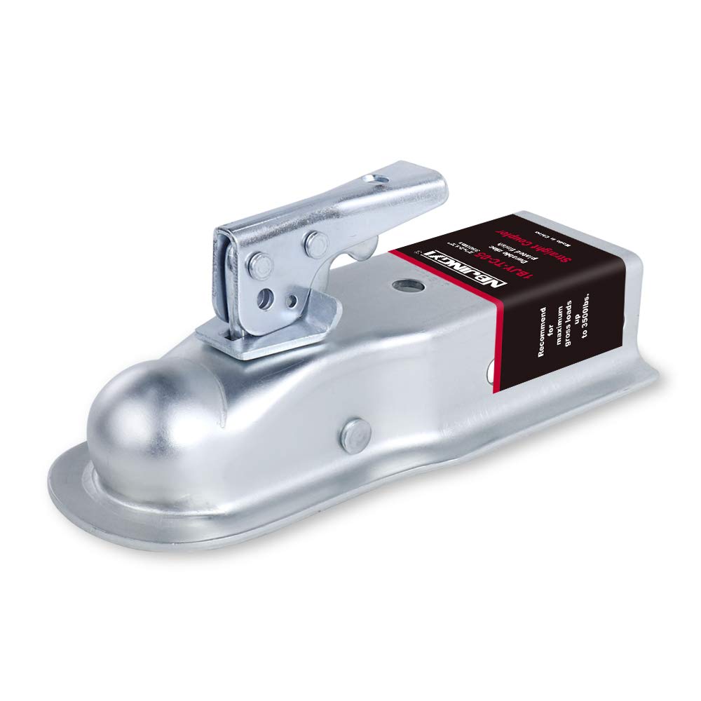 NBJINGYI straight coupler with 2in ball enables secure trailer connections.