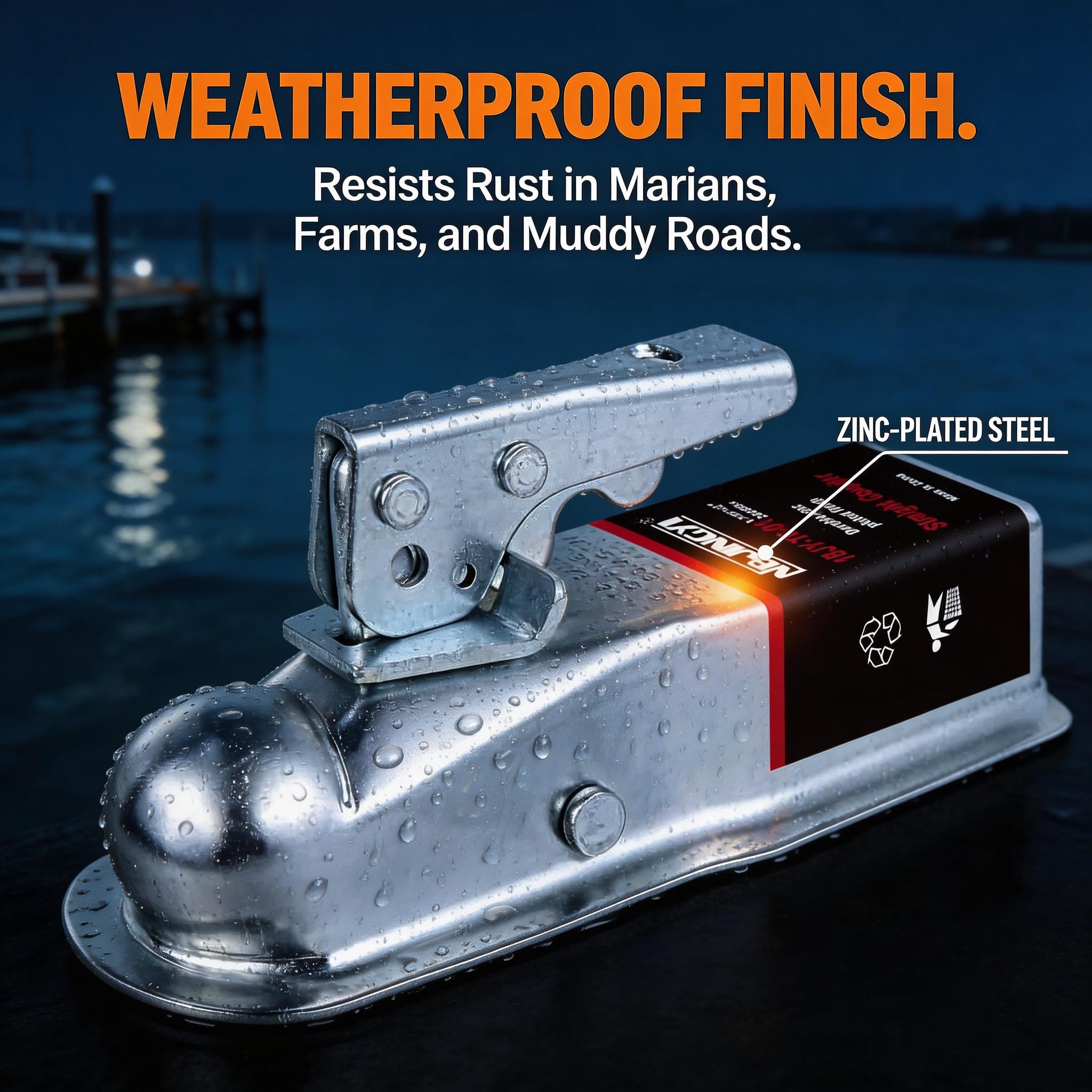 NBJINGYI heavy-duty steel builds lasting durability for seasonal towing