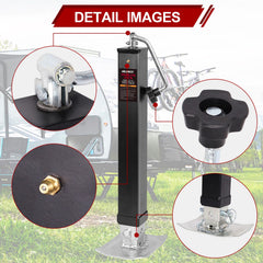 NBJINGYI trailer jack footplate provides stable support during loading and unloading
