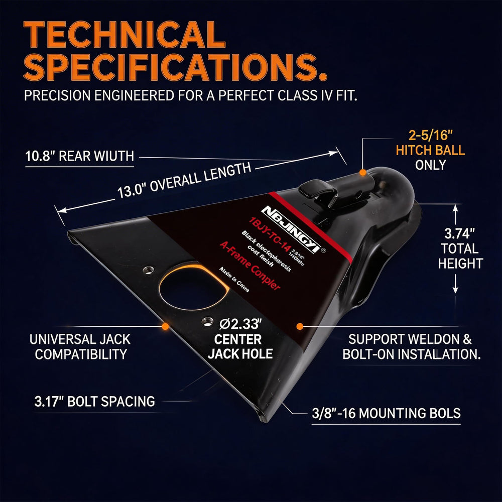 NBJINGYI wedge-latch shown for quiet, snug connection