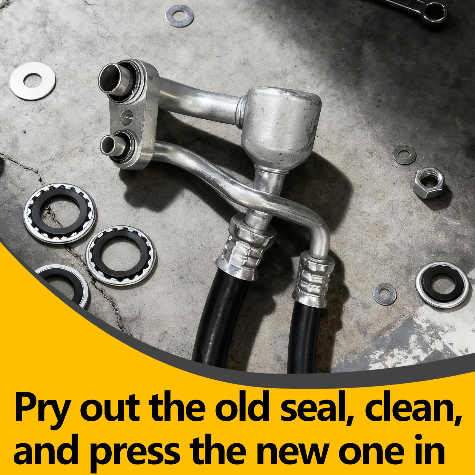 NBRINGO AC seal kit storage case keeps gaskets organized and accessible.