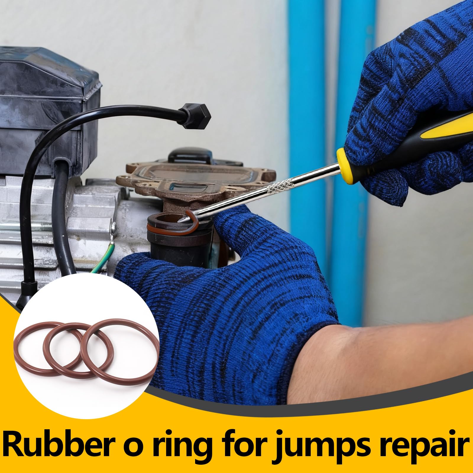 NBRINGO Viton O-Ring Kit four pick tools included for easy installation.