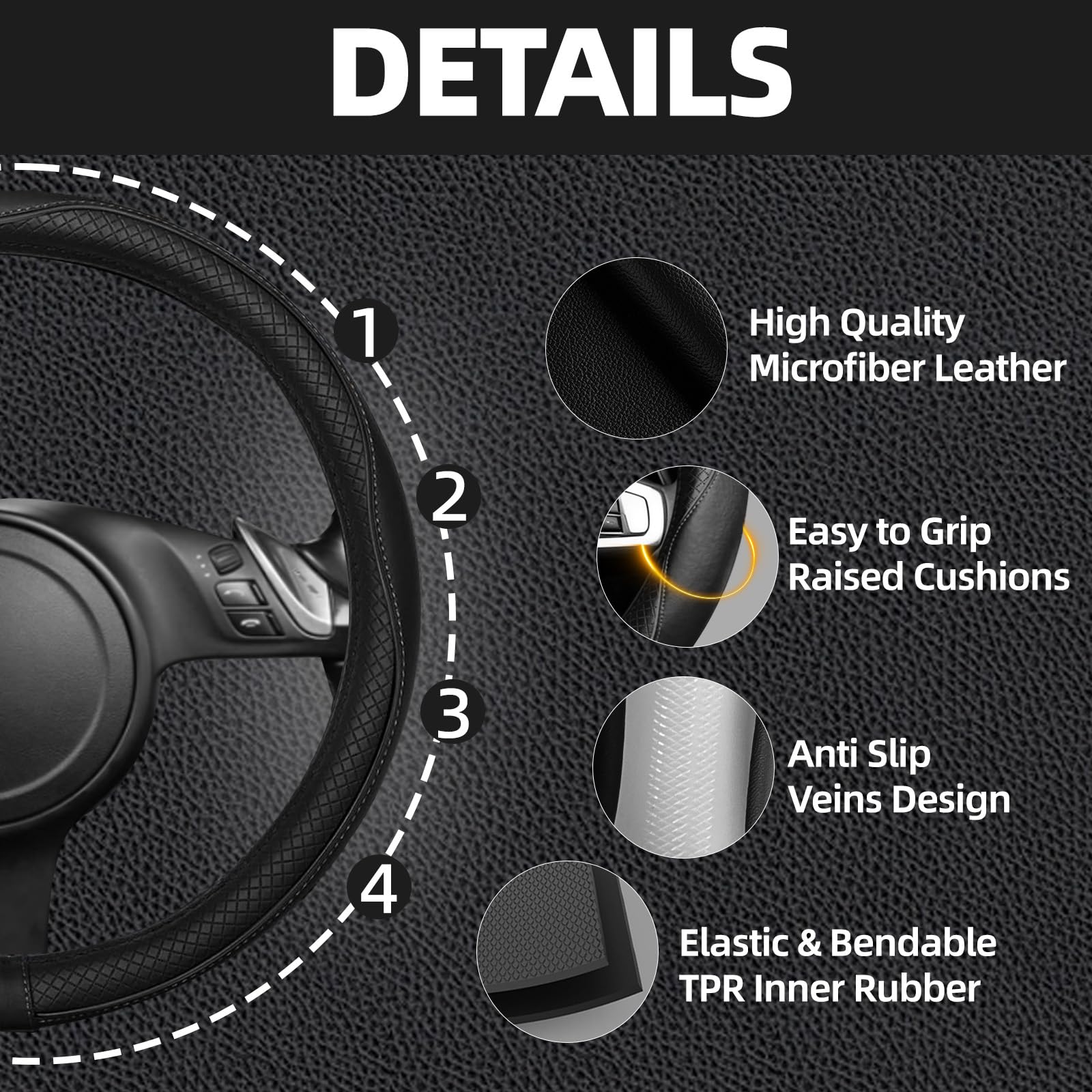 NBTEPEM armrest cover protects surfaces while refreshing the cabin look.