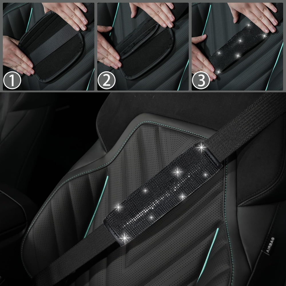 NBTEPEM gear shift cover provides glam while fitting snugly.