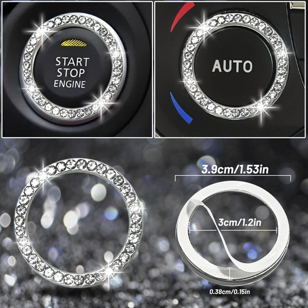 NBTEPEM bling interior kit glam enhances car ambiance