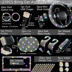 NBTEPEM bling phone holder keeps your device within easy reach.
