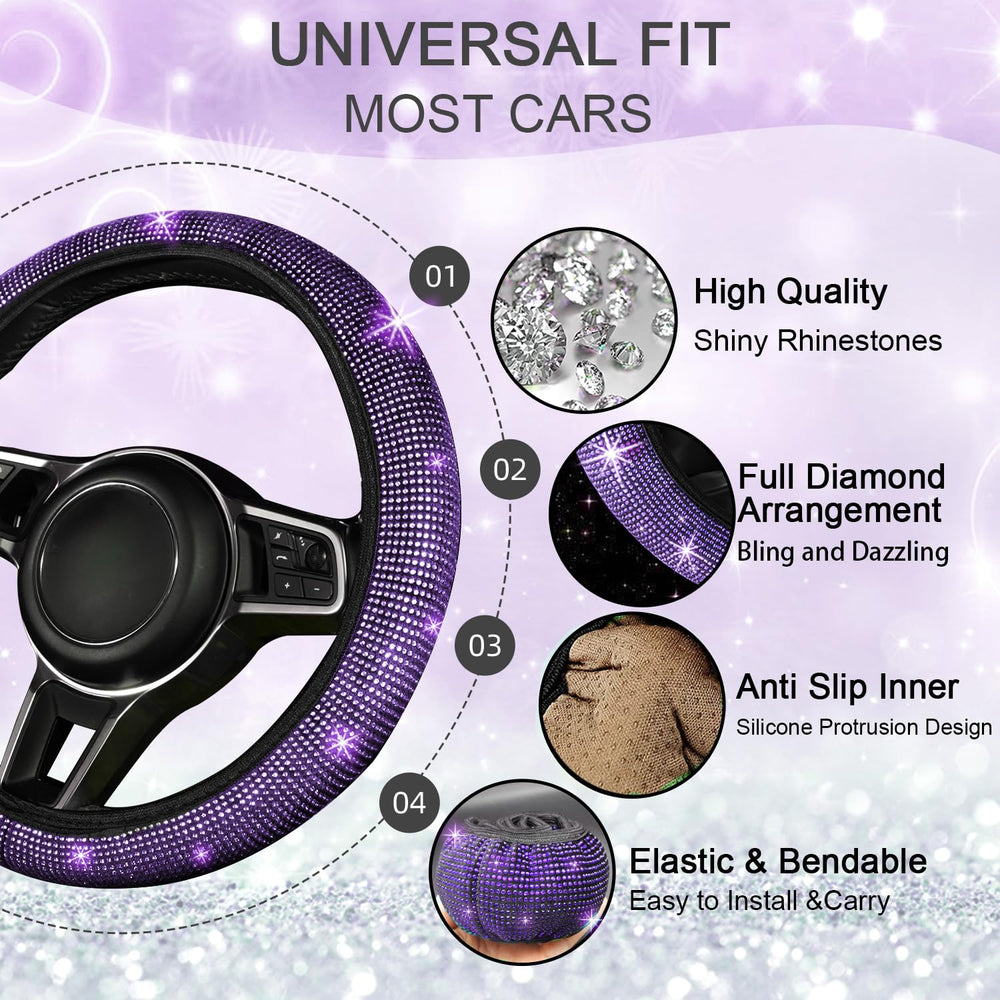NBTEPEM bling seat belt cover left enhances comfort and sparkle on every ride