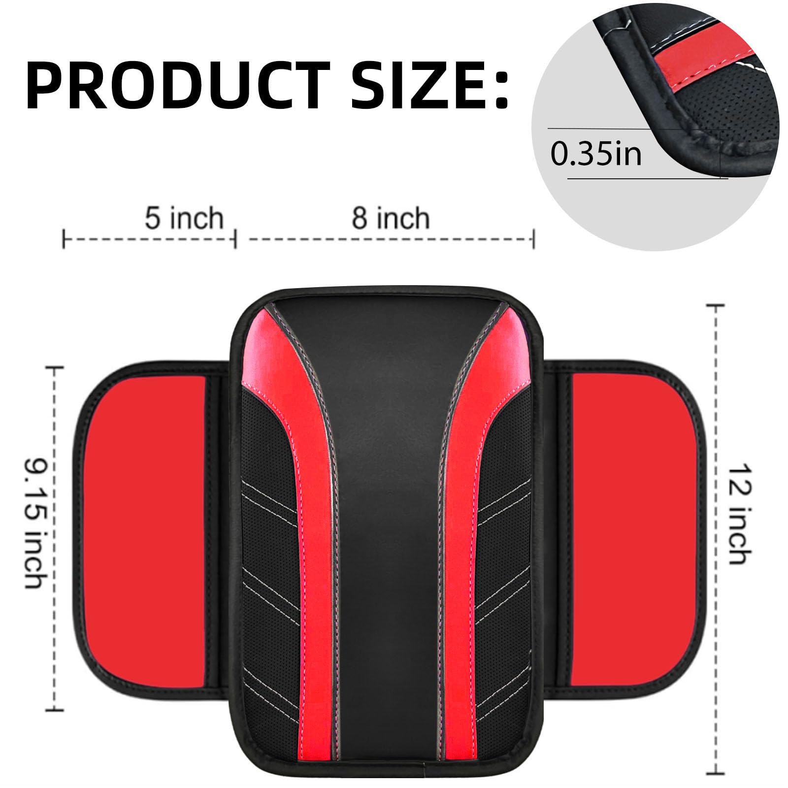 NBTEPEM cup holder coaster set in black and red helps prevent spills.