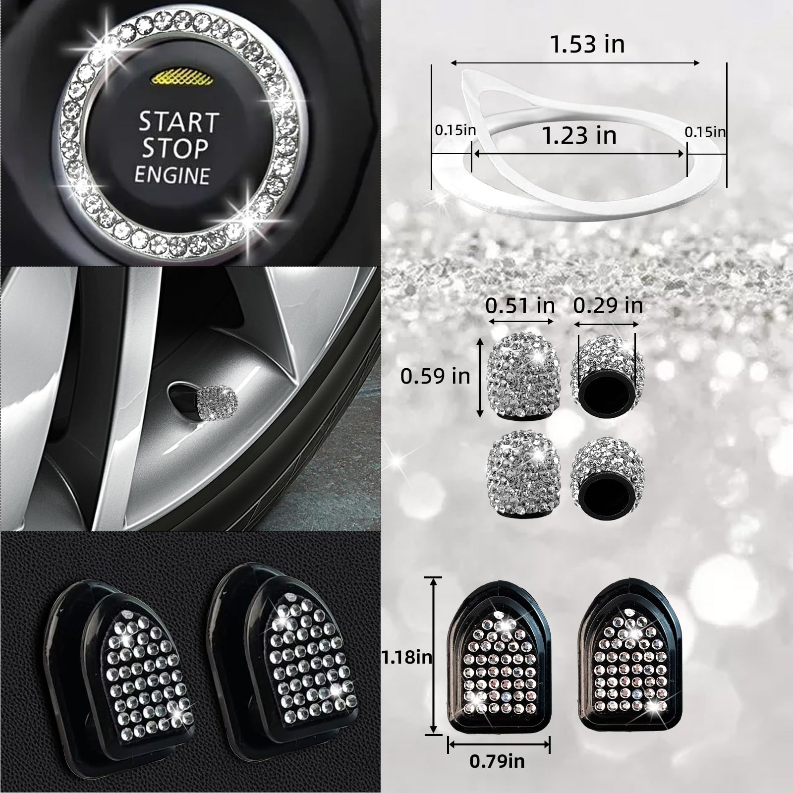 NBTEPEM glasses holder secures eyewear with sparkle
