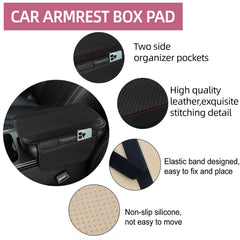 NBTEPEM pink armrest cover protecting the center console