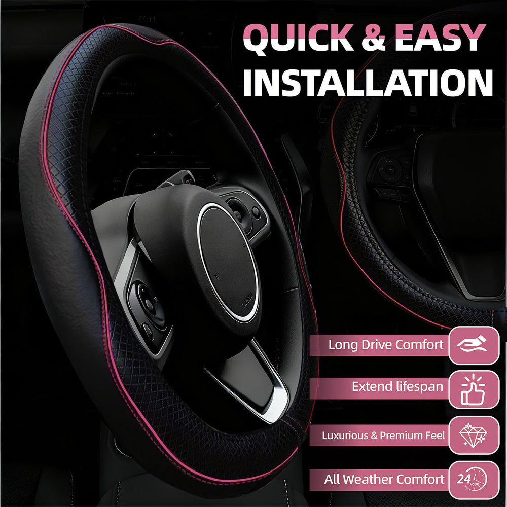 NBTEPEM pink seat belt cover cushions shoulders during drives