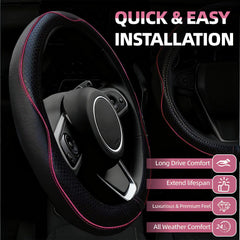NBTEPEM pink seat belt cover cushions shoulders during drives