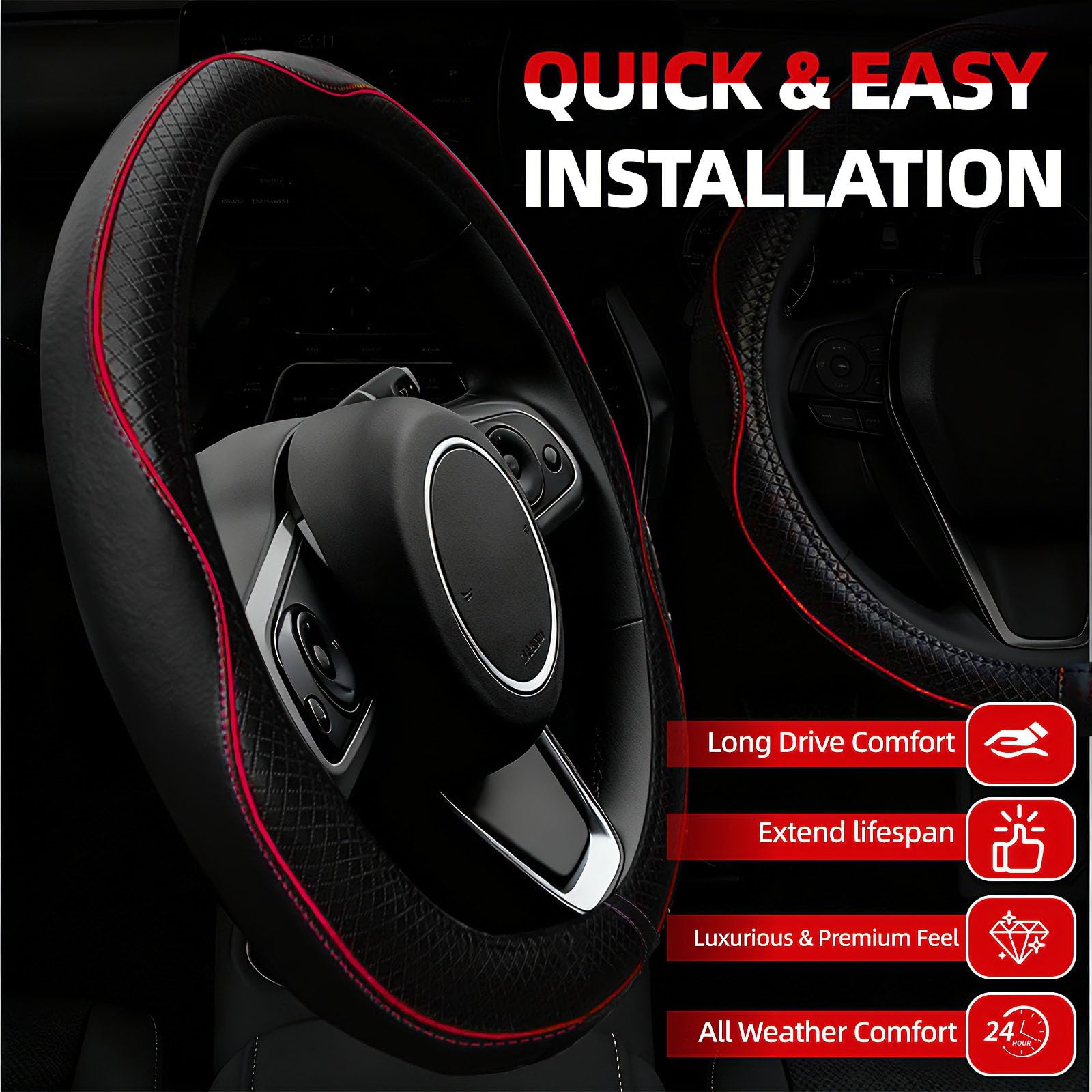 NBTEPEM seat belt covers with soft cushioning for comfort