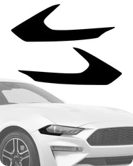 NDRUSH Mustang headlight tint overlay for a sleek, easy-install look