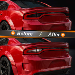 NDRUSH rear side marker tint for Dodge Charger smooths appearance and weather seal