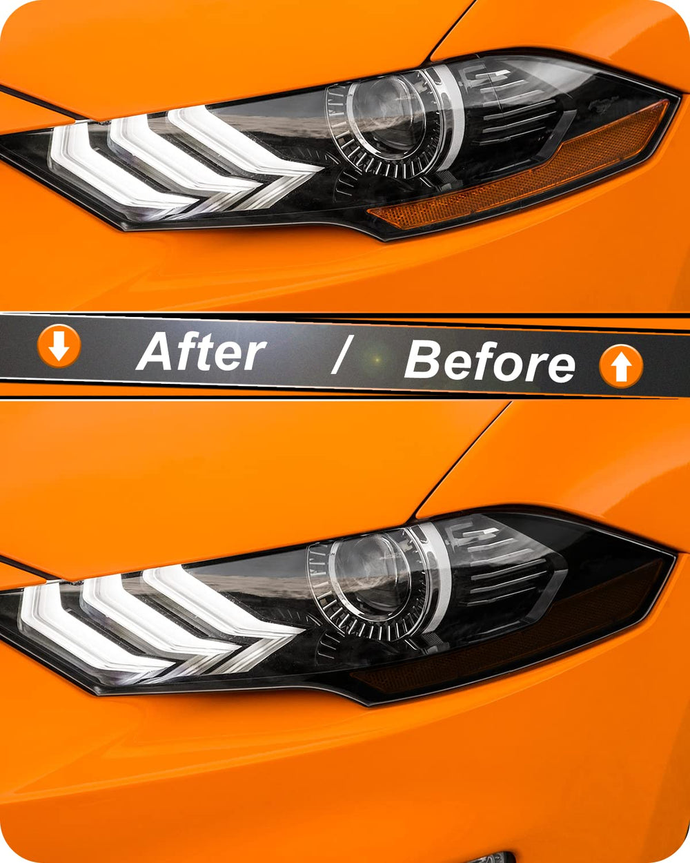 NDRUSH tint film with adhesive backing withstands rain and car washes