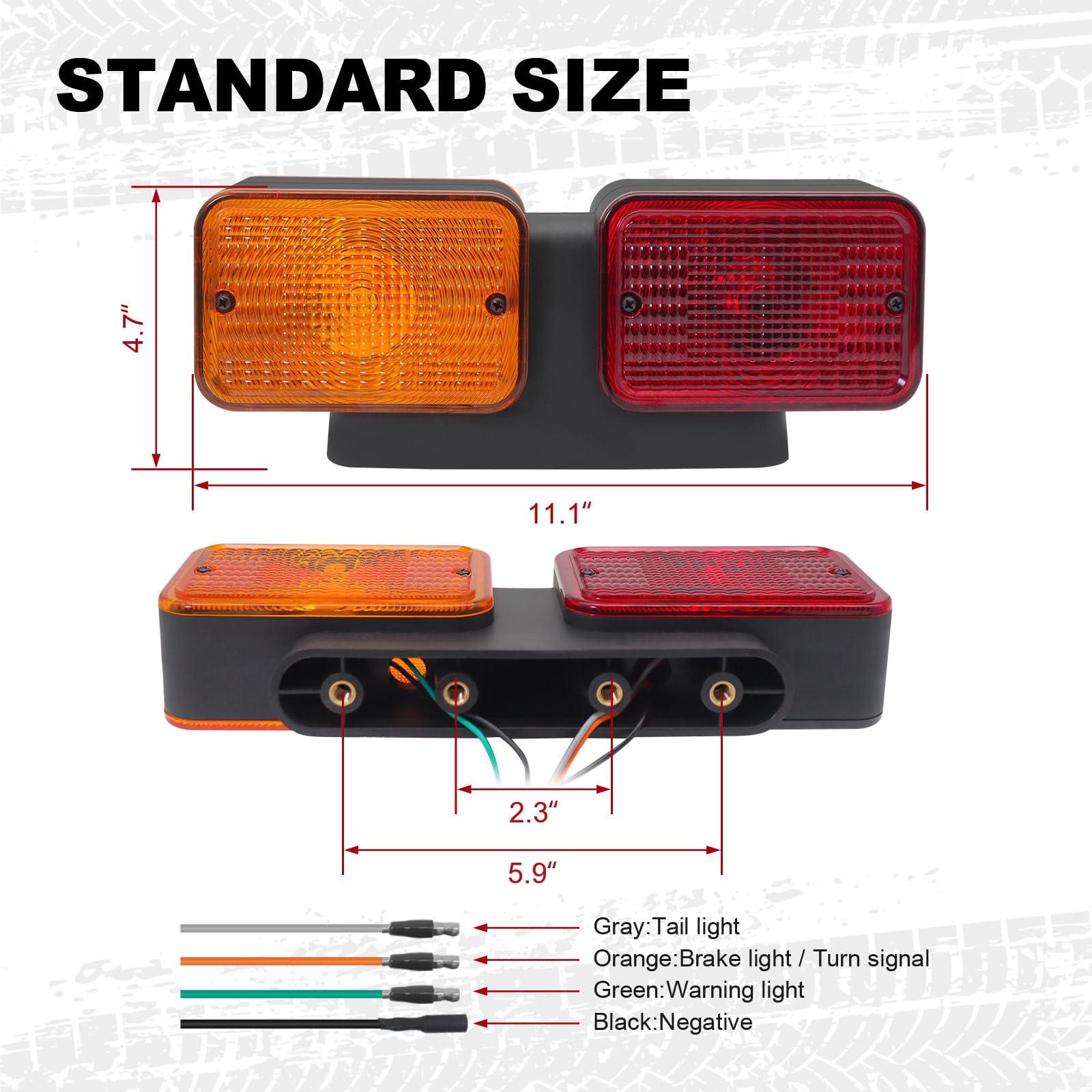 NeaLia LVA18273-compatible rear light kit supports multiple JD models.