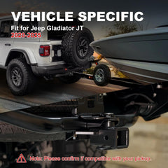 NeaLia hitch side profile shows rust-resistant coating and rugged durability