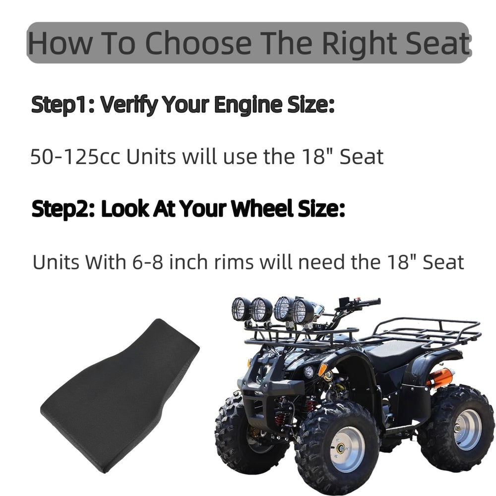 Necaces foam seat assembly-fit view for easy installation