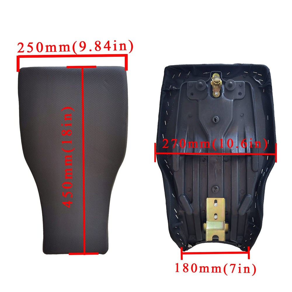 Necaces foam seat surface with wear-resistant leather detail