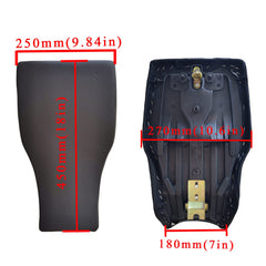 Necaces foam seat surface with wear-resistant leather detail