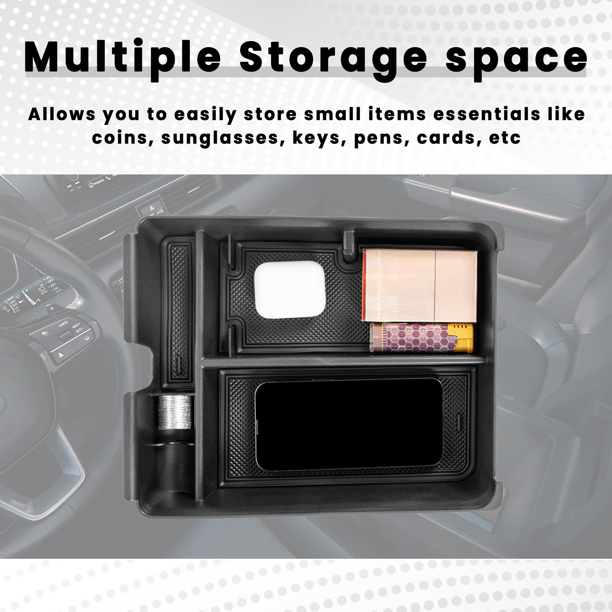 Neepiar ABS plastic interior accessory shown in Honda Passport interior