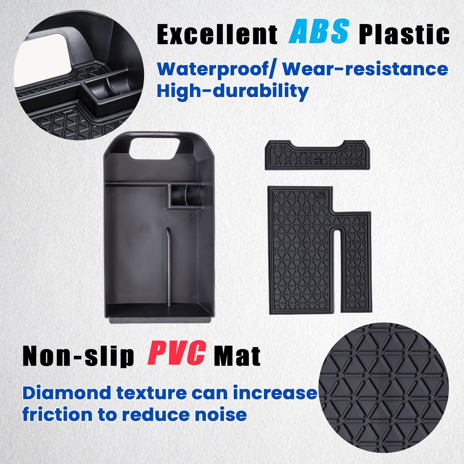 Neepiar armrest storage box offers convenient reach and organized hidden space in the RAV4.