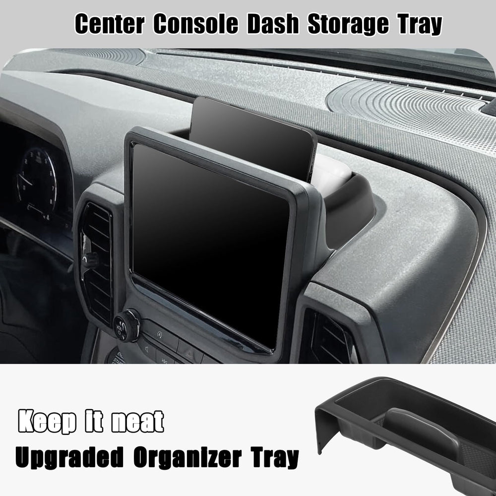 Neepiar Bronco Sport charging cable hole enables convenient charging.