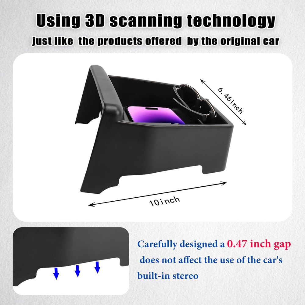 Neepiar ABS plastic construction highlights durable car organization